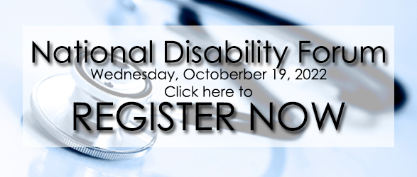 National Disability Forum Registration
